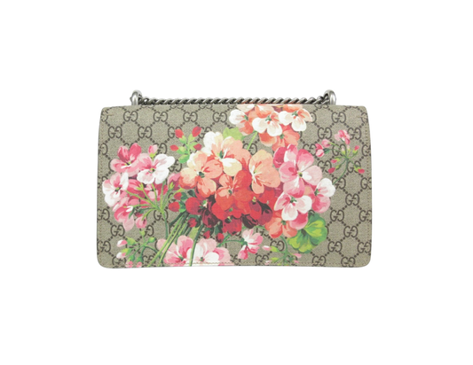GUCCI GG Supreme Blooms chain shoulder bag 400249
