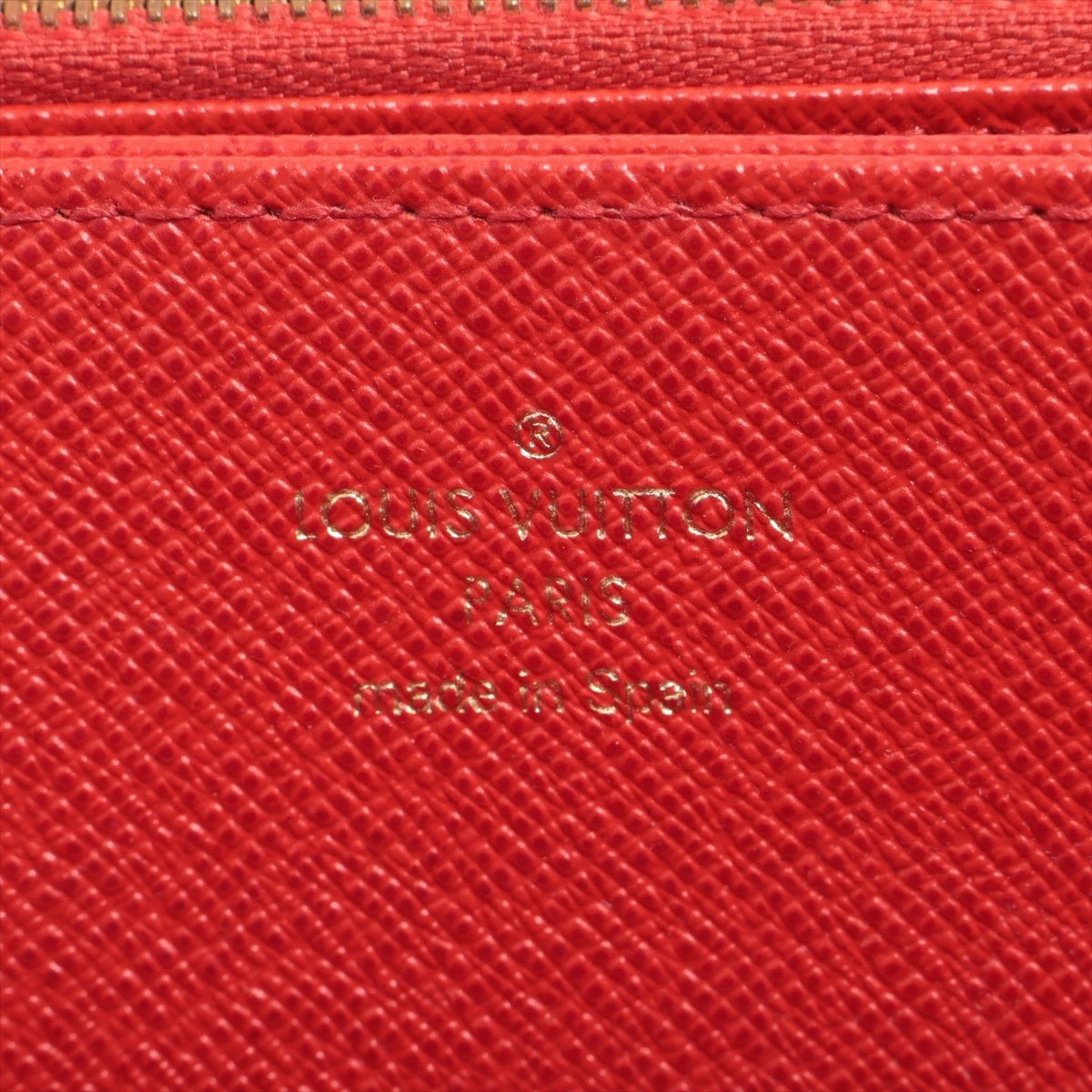 Louis Vuitton Monogram Zippy Wallet Coquelicot M41896 Long Wallet
