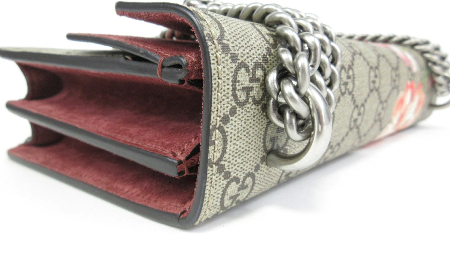 GUCCI GG Supreme Blooms chain shoulder bag 400249
