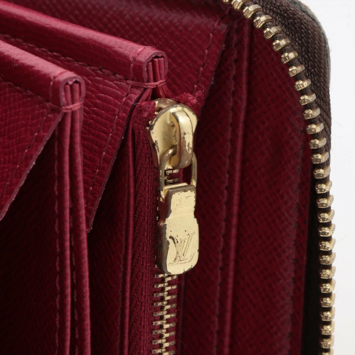Louis Vuitton Monogram Zippy Wallet M41895 Fuchsia Round Zip Long