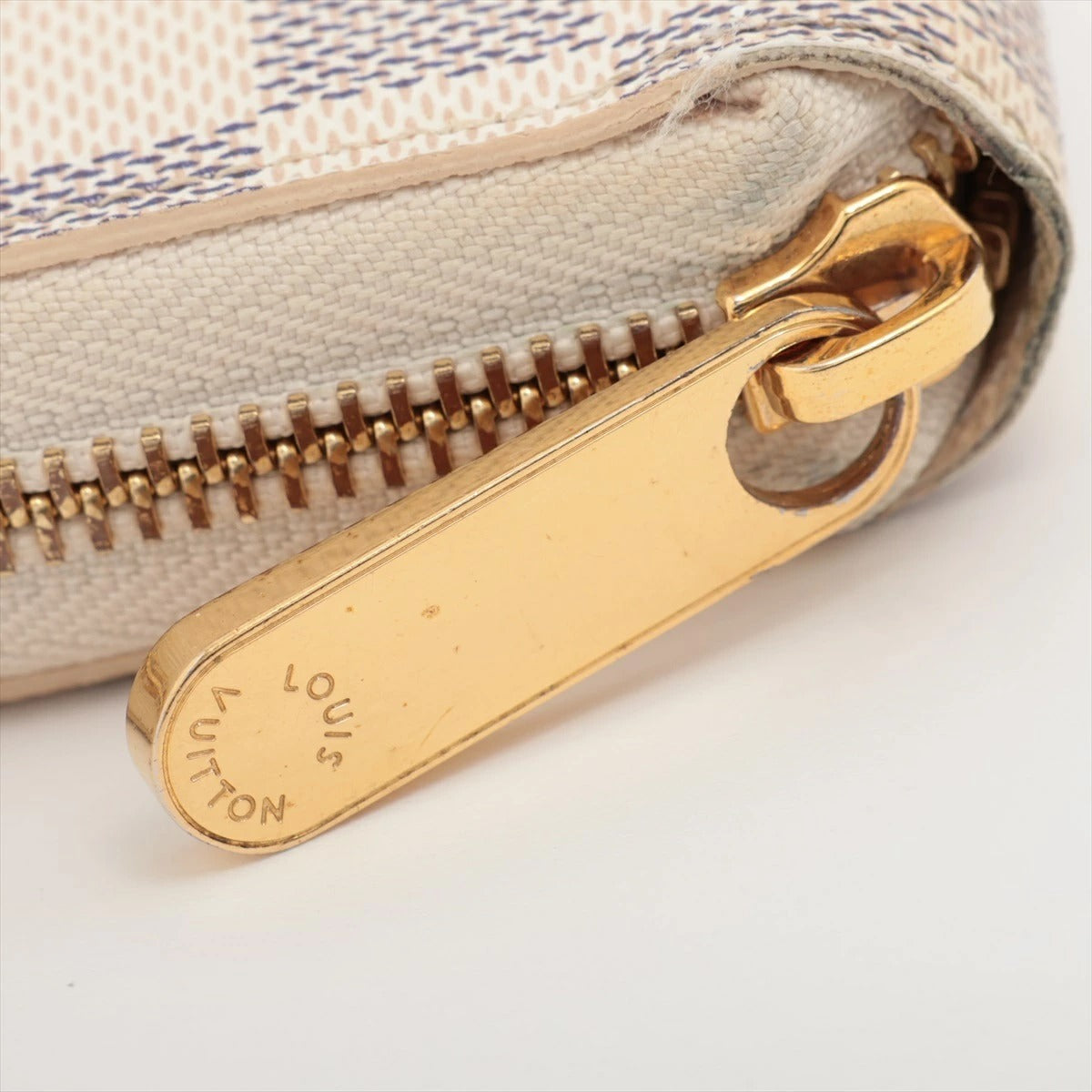 Louis Vuitton Damier Azur Zippy Wallet N41660 Round Zip
