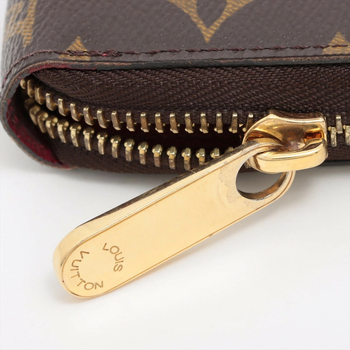 Louis Vuitton Monogram Zippy Wallet M41895 Fuchsia Round Zip Long