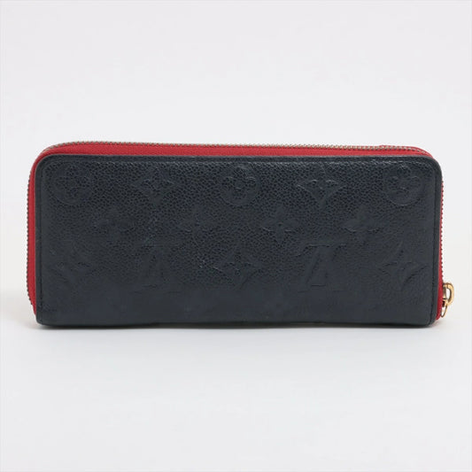Louis Vuitton Empreinte Portefeuille Clemence M68325 Round Zip Long Wallet