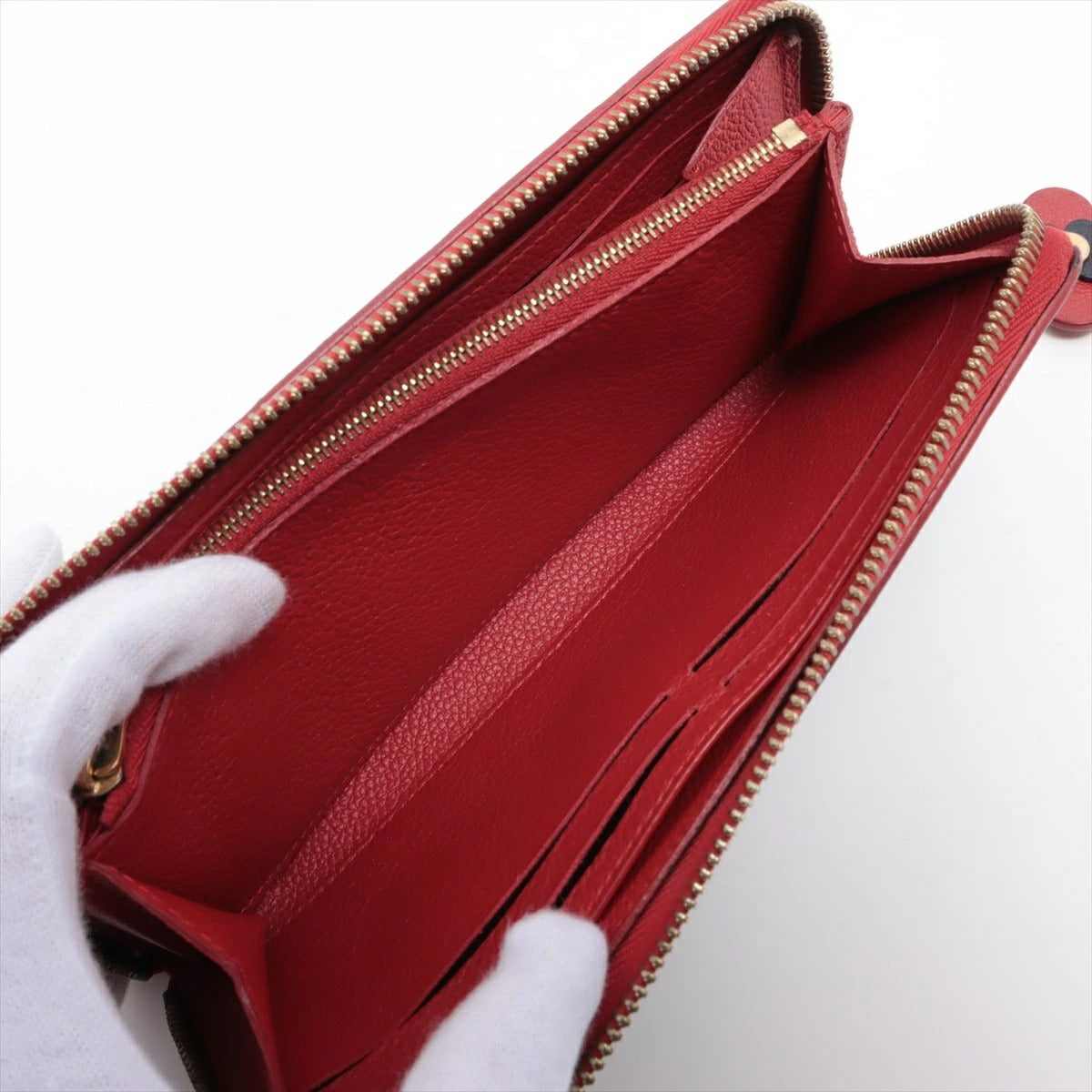 Louis Vuitton Empreinte Portefeuille Clemence M68325 Round Zip Long Wallet