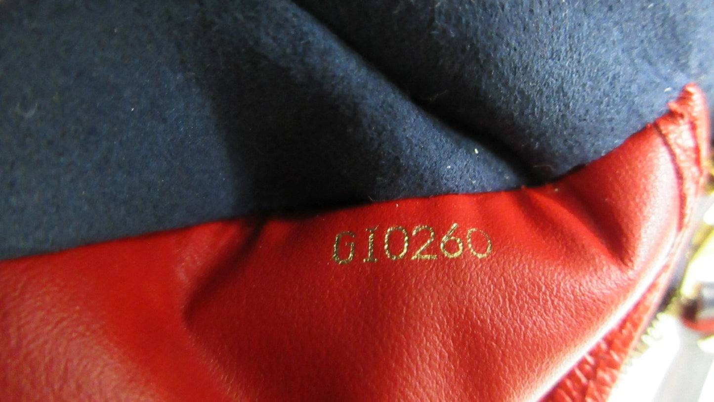 Louis Vuitton Empreinte Bicolor Double Zip Pochette M63916 Shoulder Bag Crossbody Bag