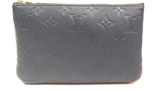 Louis Vuitton Empreinte Bicolor Double Zip Pochette M63916 Shoulder Bag Crossbody Bag