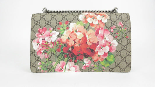 GUCCI GG Supreme Blooms chain shoulder bag 400249