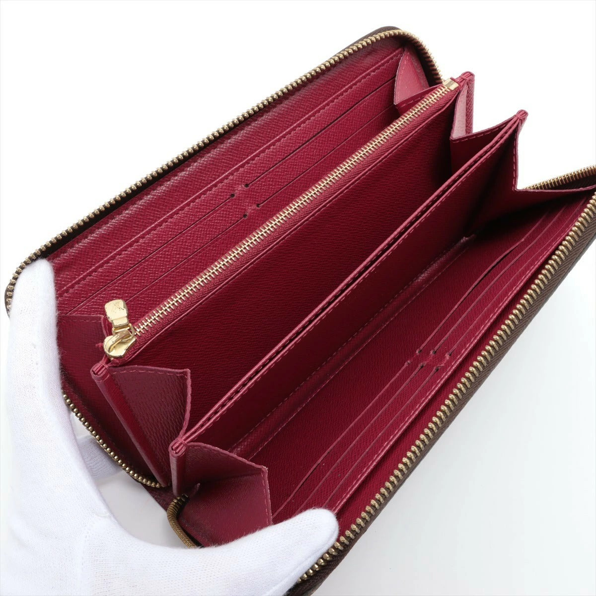 Louis Vuitton Monogram Zippy Wallet M41895 Fuchsia Round Zip Long