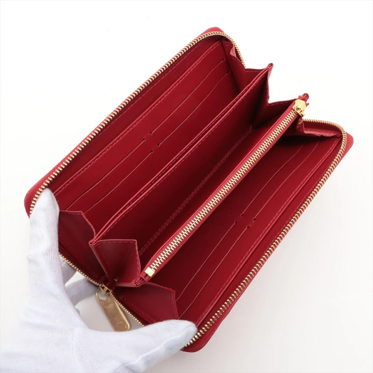 Louis Vuitton Vernis Zippy Wallet Round Zip Wallet M90200 Long Wallet