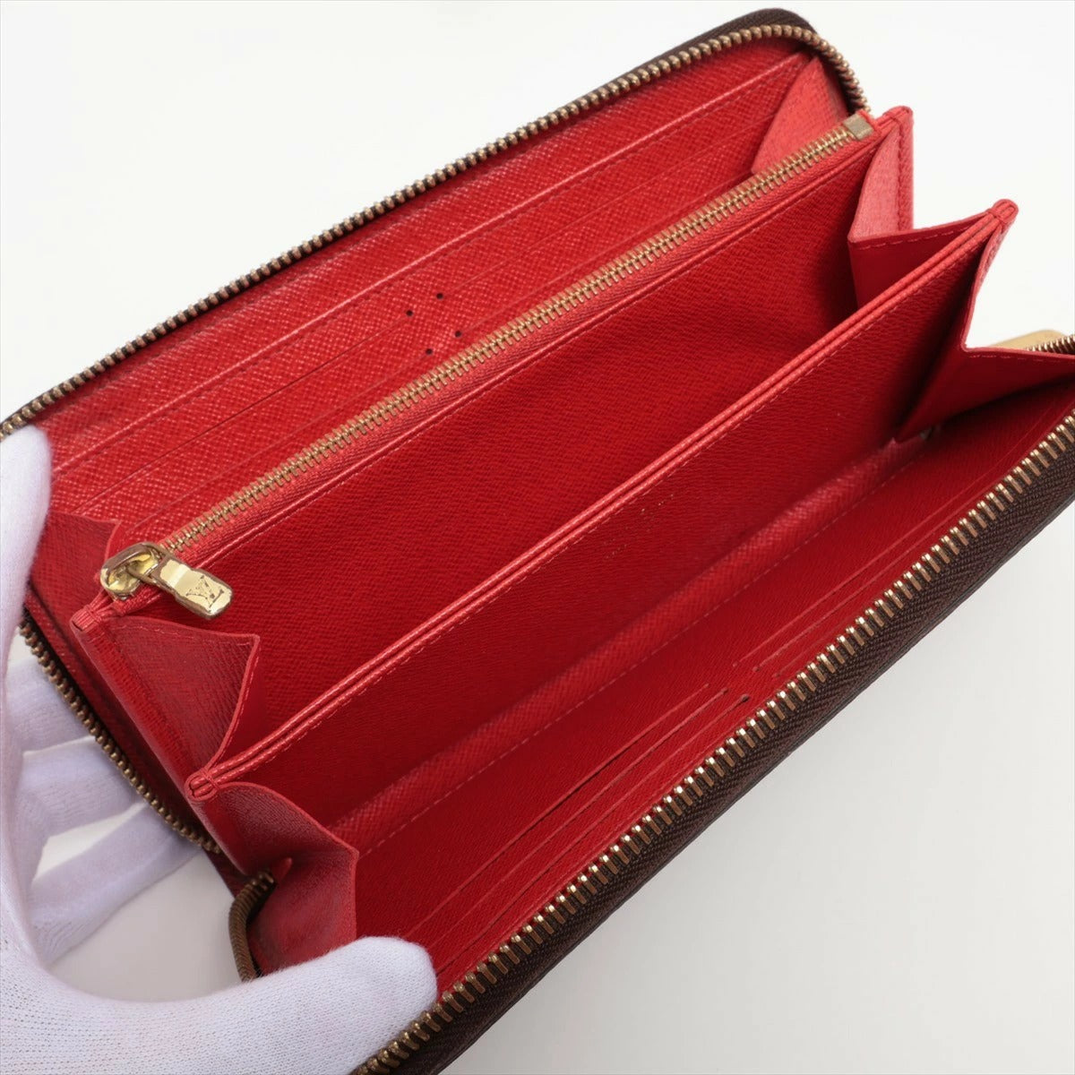 Louis Vuitton Monogram Zippy Wallet Coquelicot M41896 Long Wallet