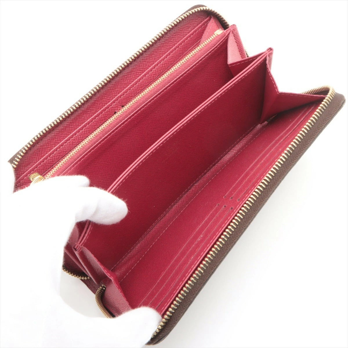 Louis Vuitton Monogram Zippy Wallet M41895 Fuchsia Long Wallet
