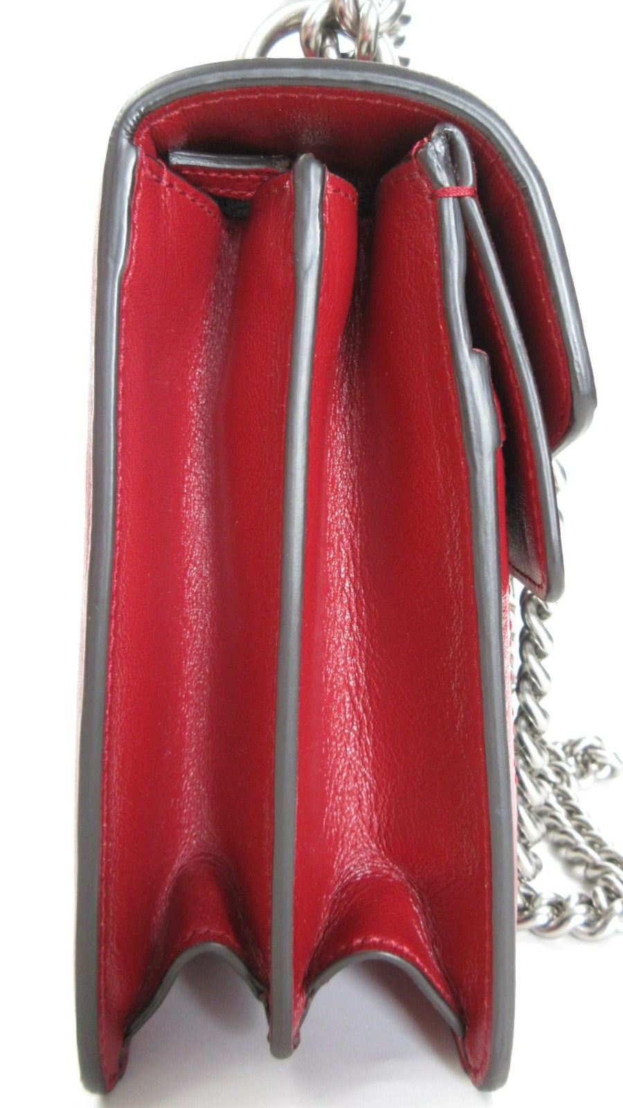 Gucci Dionysos Chain Shoulder Bag 400249 Black Red White