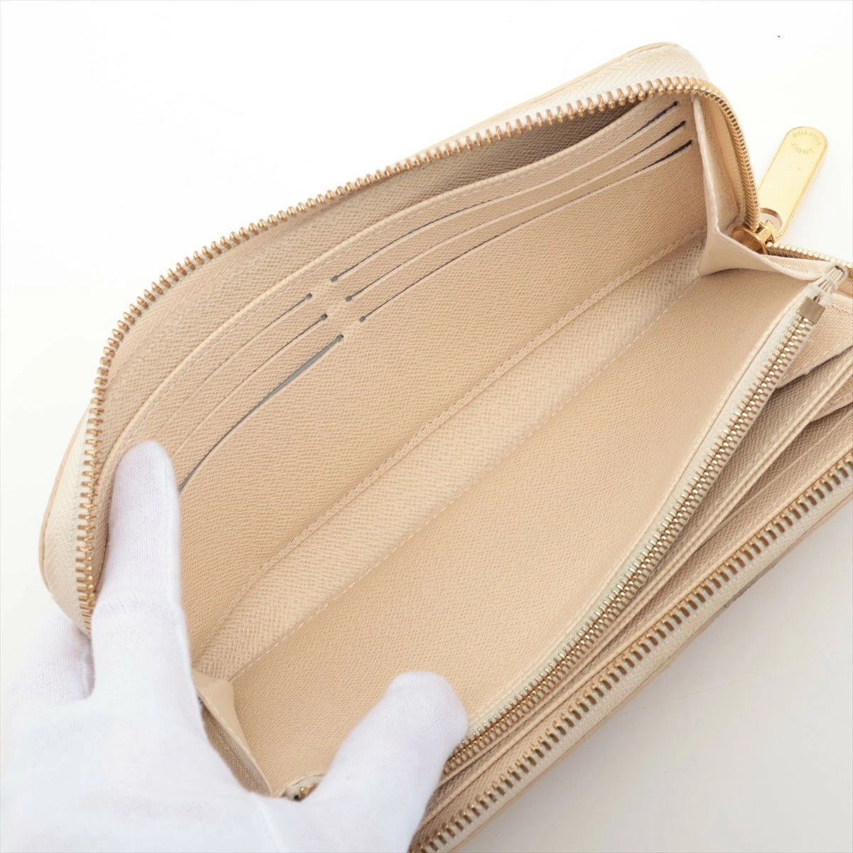 Louis Vuitton Damier Azur Zippy Wallet N41660 Round Zip