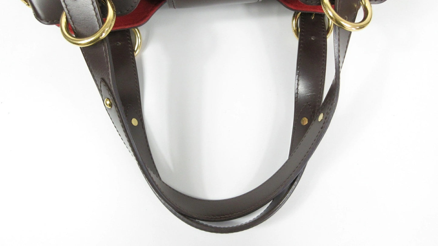 Louis Vuitton Damier Sistine PM N41542 Tote Bag Brown