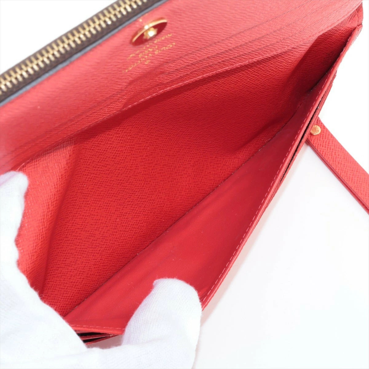 Louis Vuitton Monogram Portefeuille Adele M61287 Coquelicot Long Wallet