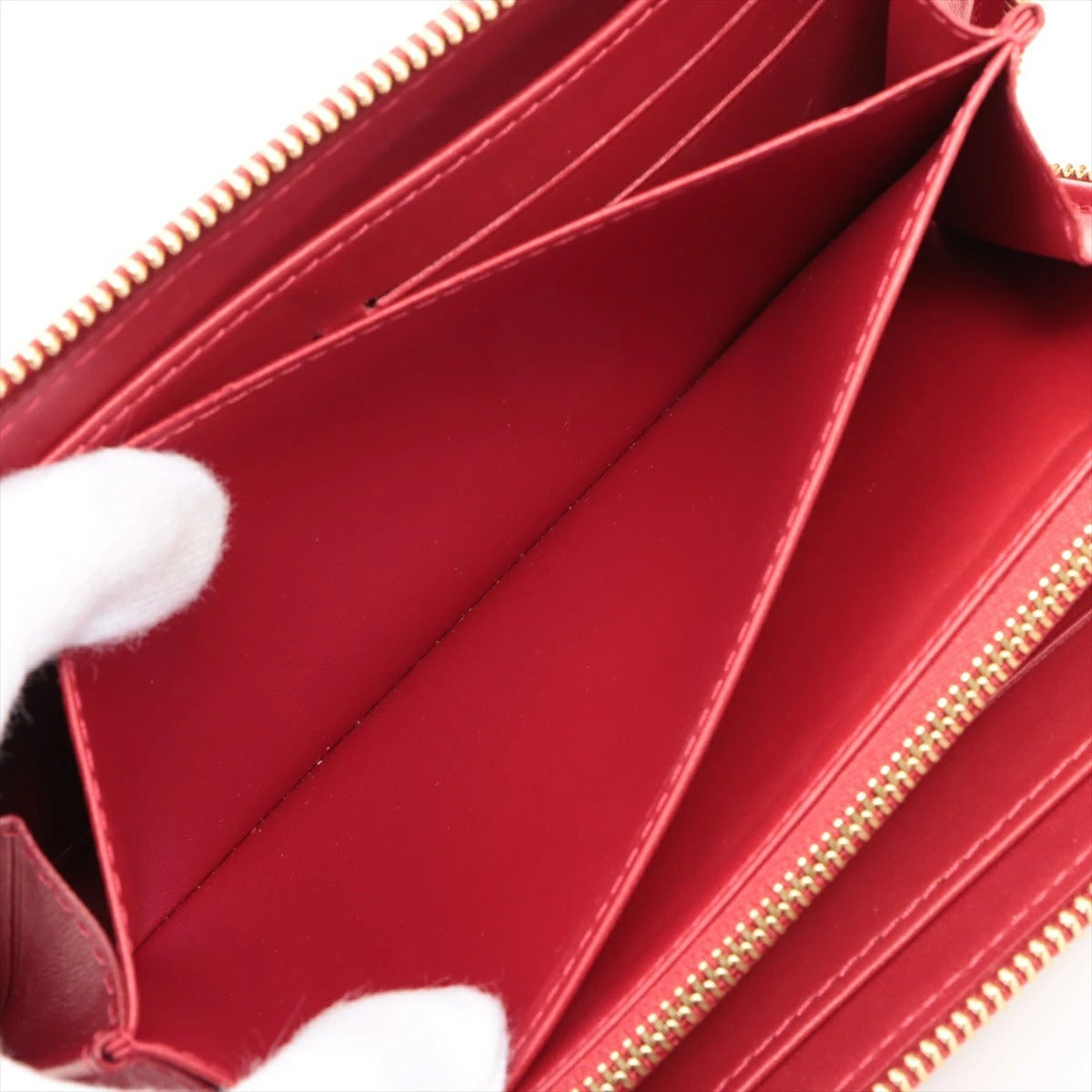 Louis Vuitton Vernis Zippy Wallet Round Zip Wallet M90200 Long Wallet