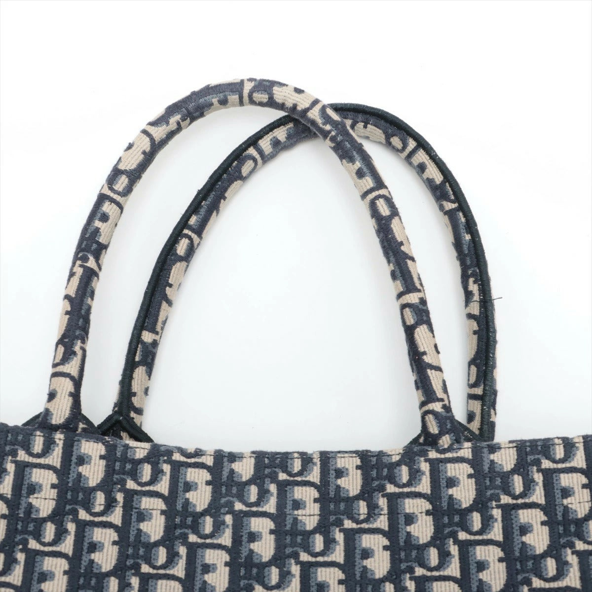 Christian Dior Oblique Book Tote Medium Canvas Tote Bag