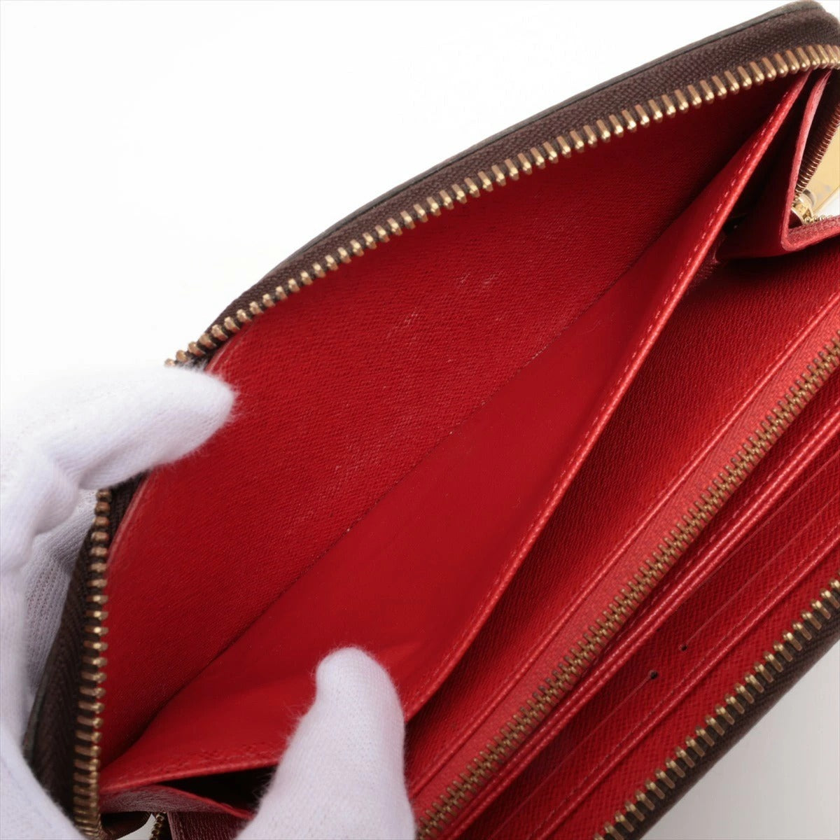 Louis Vuitton Monogram Zippy Wallet Coquelicot M41896 Long Wallet