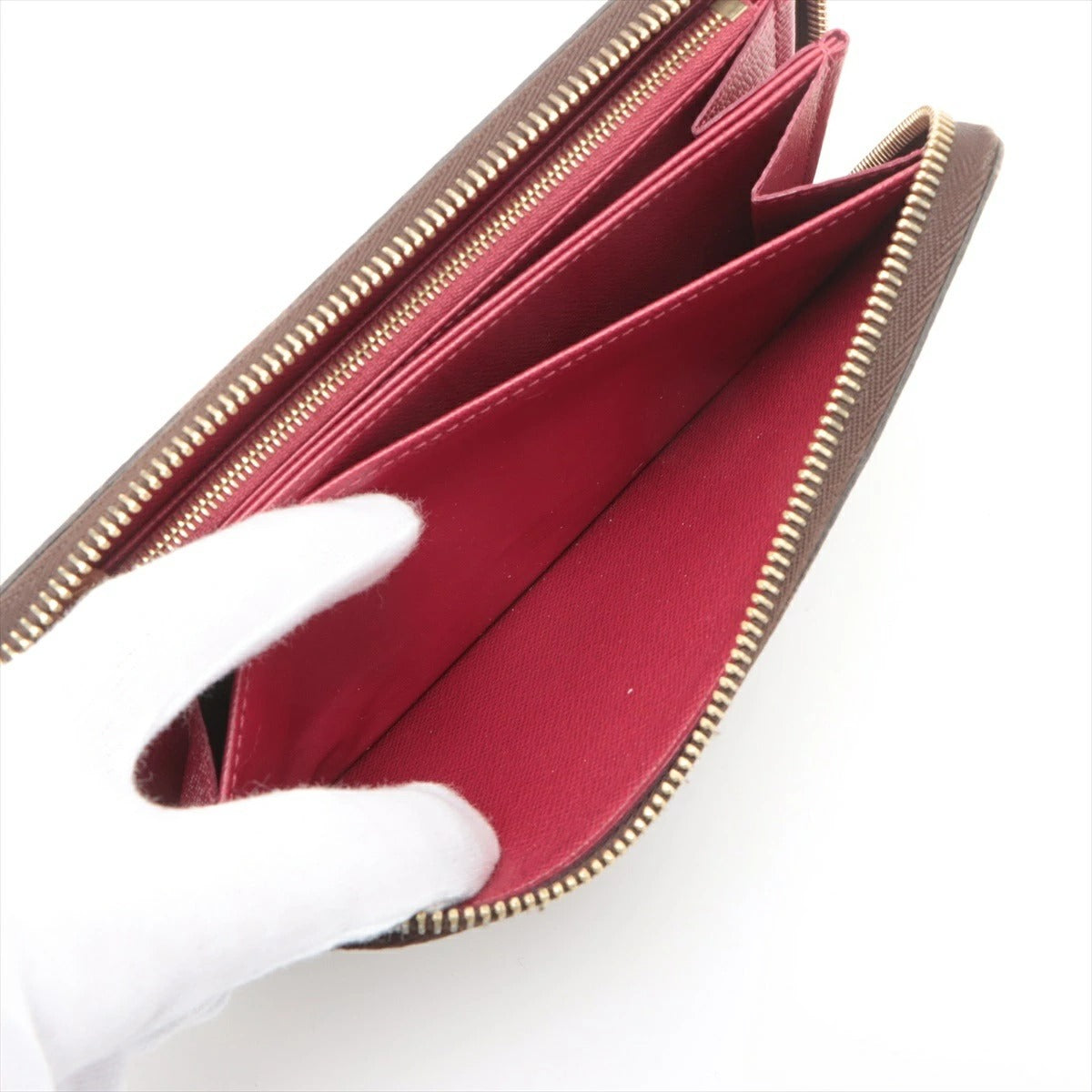 Louis Vuitton Monogram Zippy Wallet M41895 Fuchsia Long Wallet