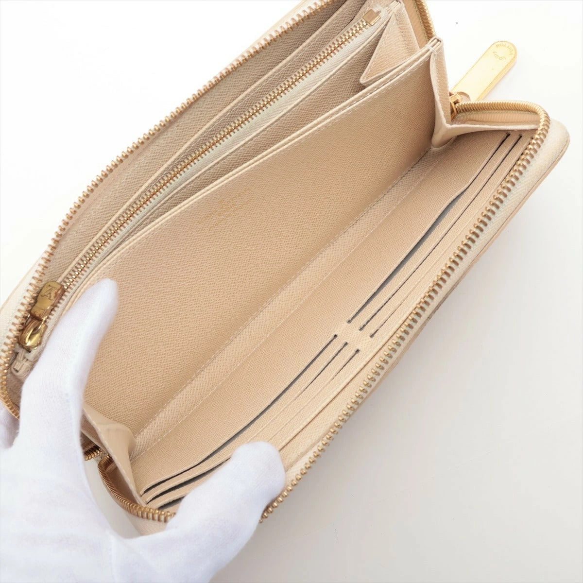 Louis Vuitton Damier Azur Zippy Wallet N41660 Round Zip