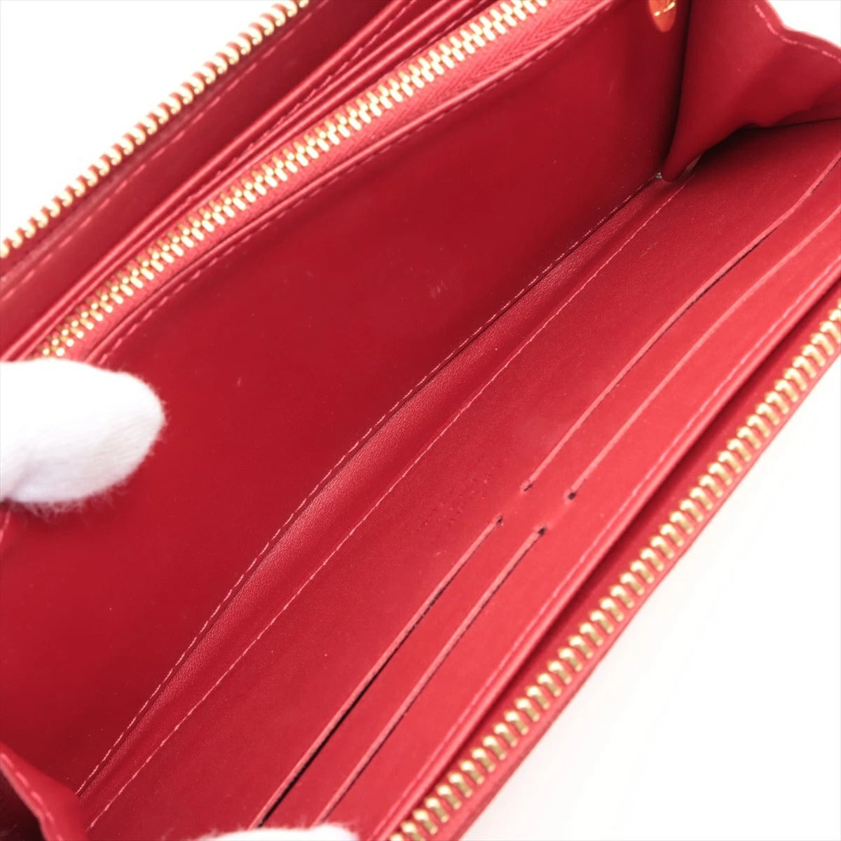 Louis Vuitton Vernis Zippy Wallet Round Zip Wallet M90200 Long Wallet