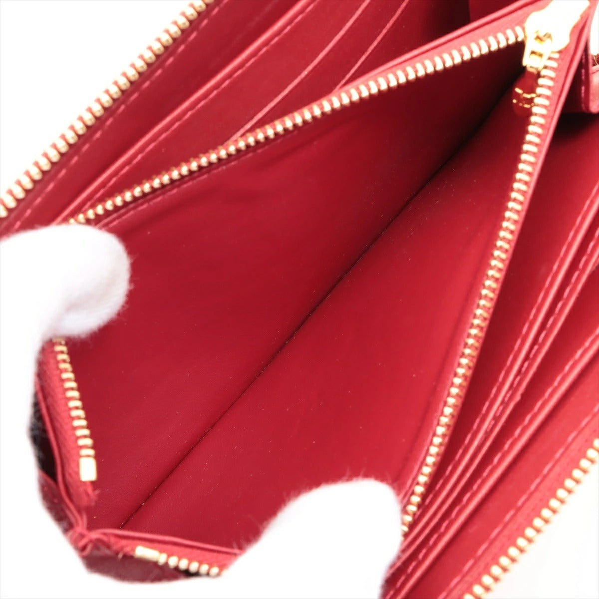 Louis Vuitton Vernis Zippy Wallet Round Zip Wallet M90200 Long Wallet
