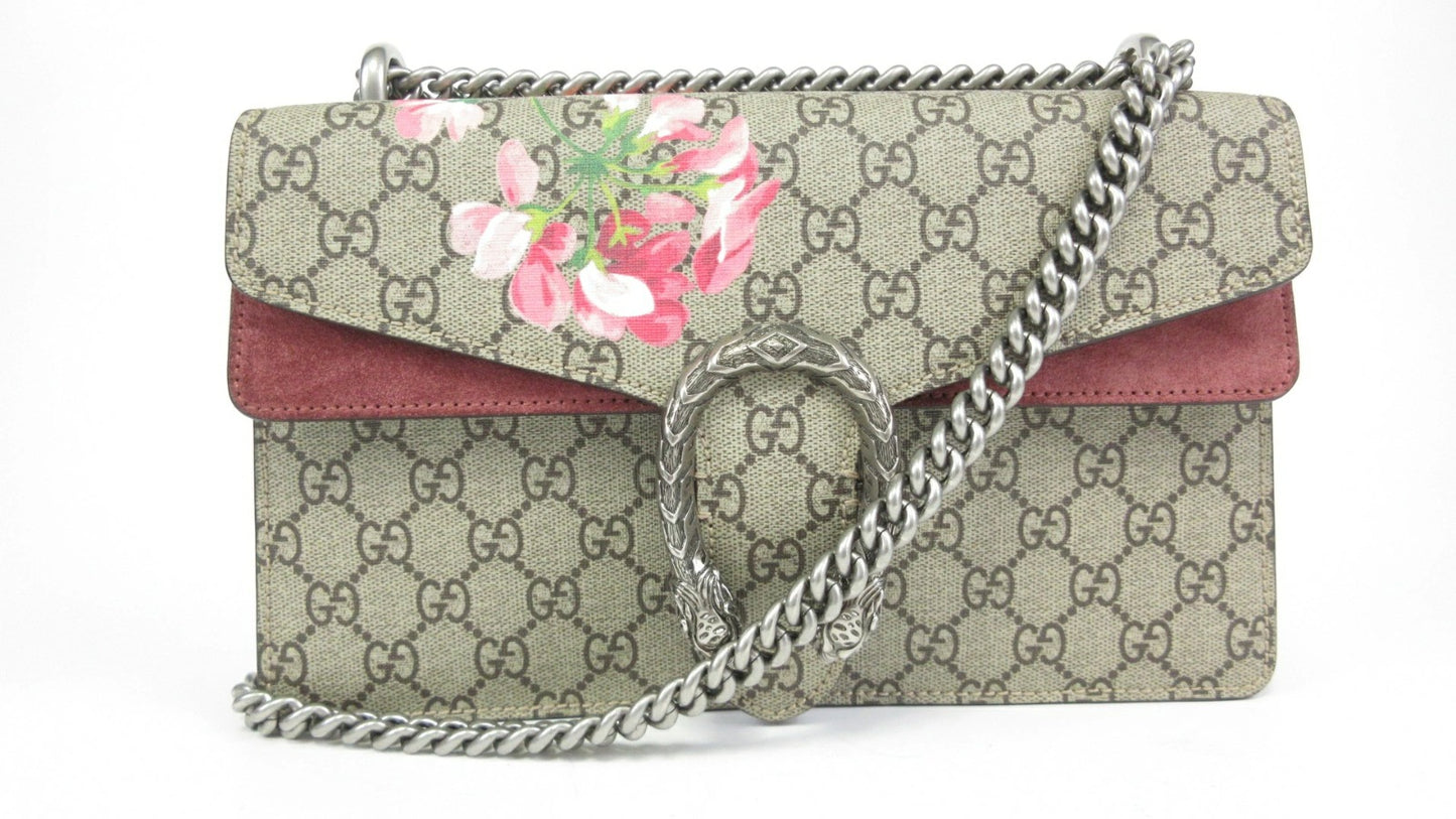 GUCCI GG Supreme Blooms chain shoulder bag 400249