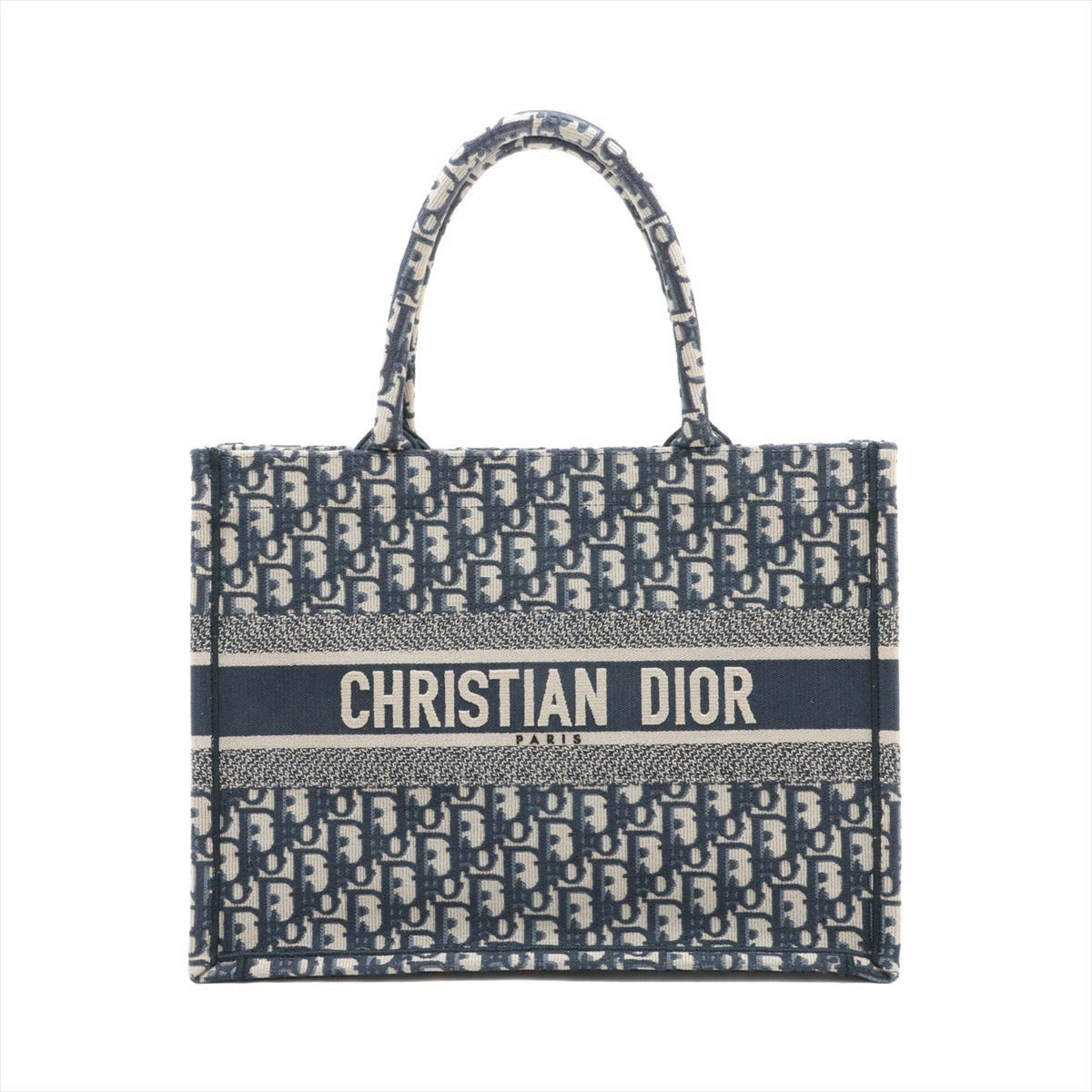 Christian Dior Oblique Book Tote Medium Canvas Tote Bag