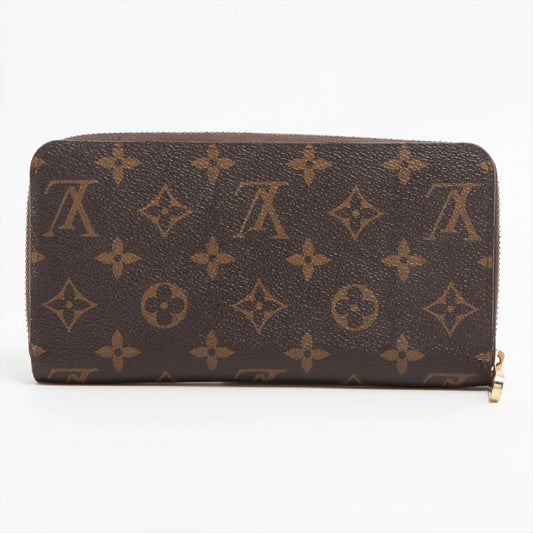 Louis Vuitton Monogram Zippy Wallet Round Zip Coquelicot M41896