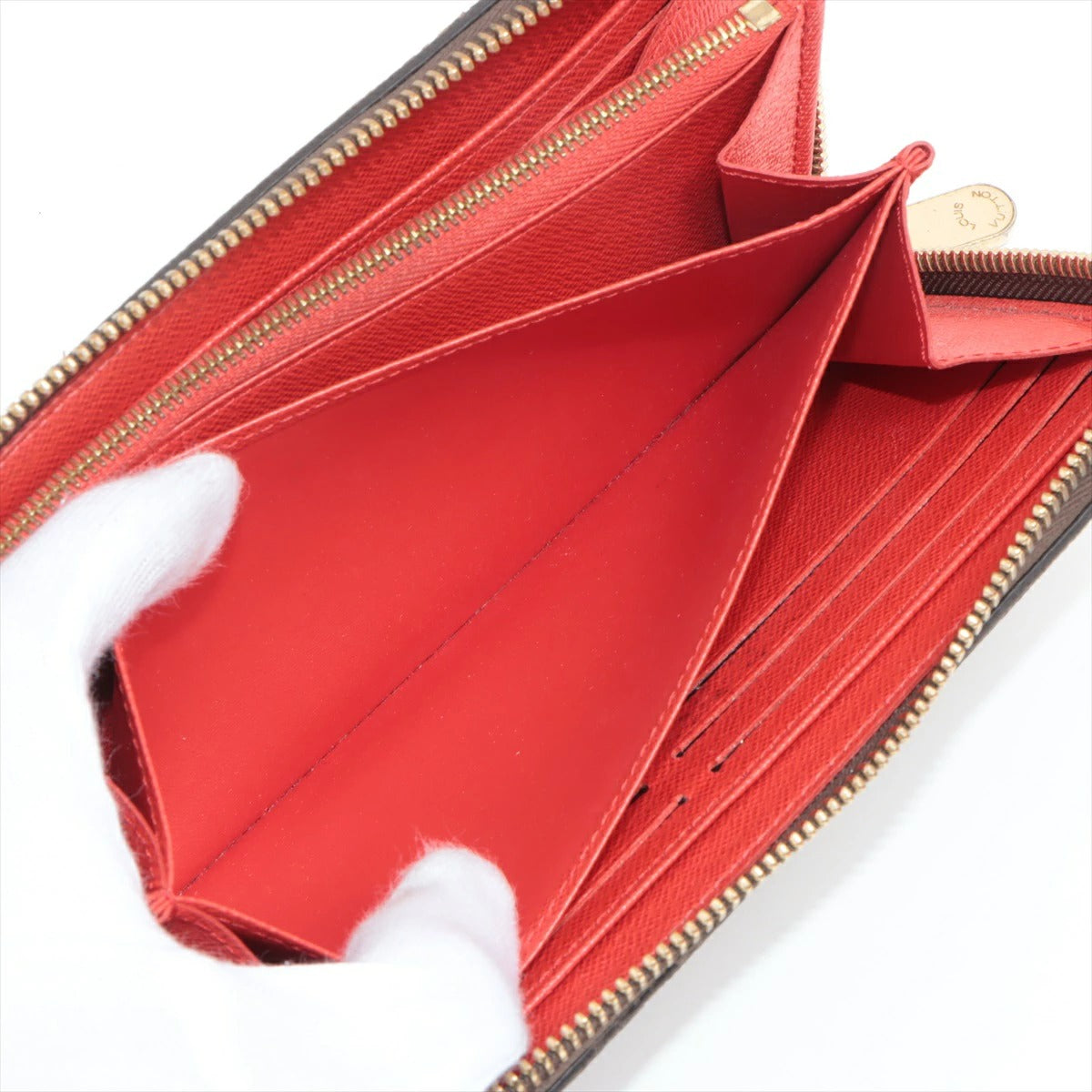 Louis Vuitton Monogram Zippy Wallet Round Zip Coquelicot M41896