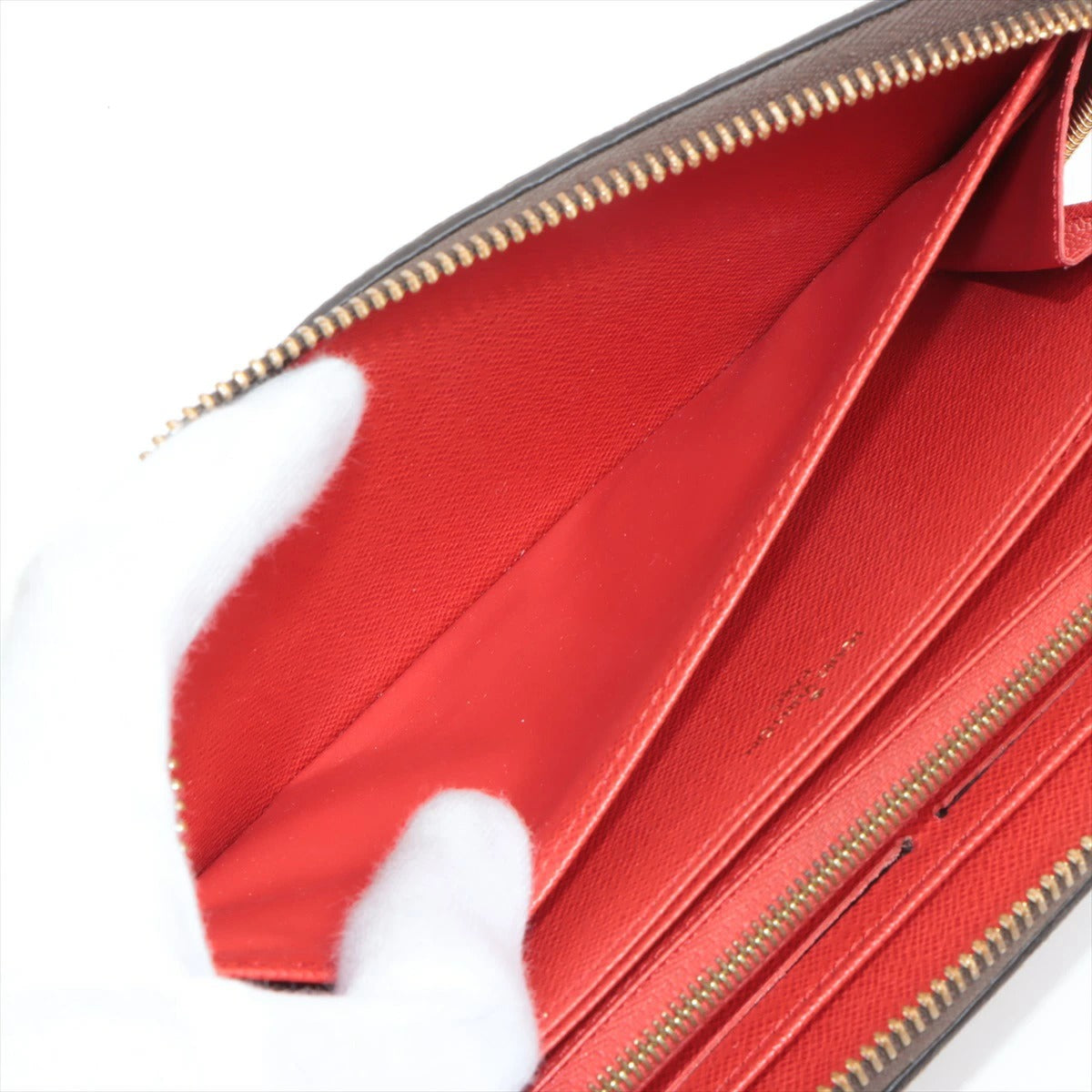 Louis Vuitton Monogram Zippy Wallet Round Zip Coquelicot M41896