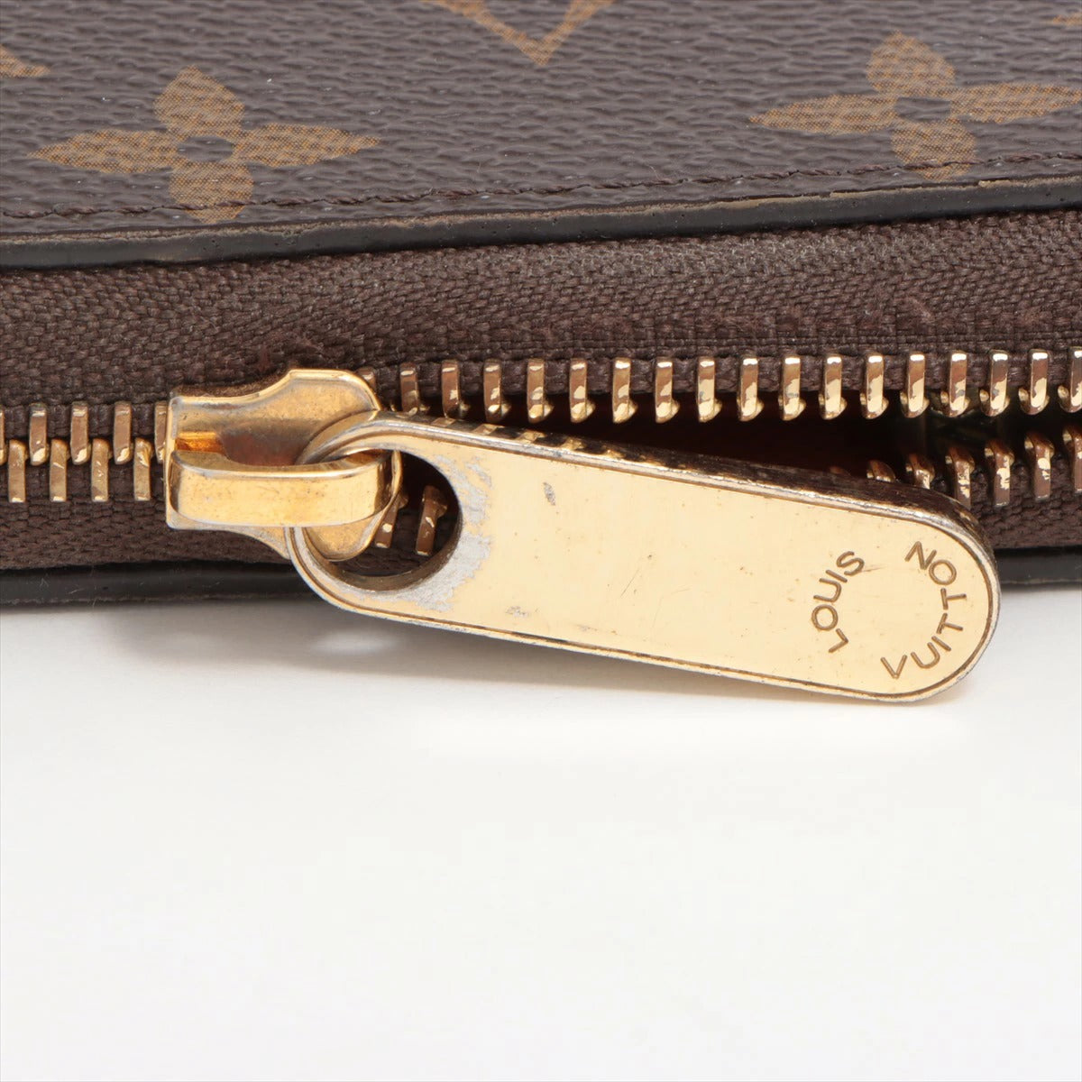 Louis Vuitton Monogram Zippy Wallet Round Zip Coquelicot M41896