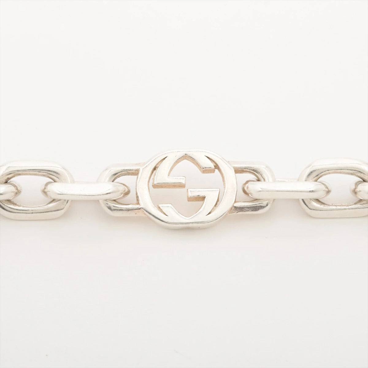 Gucci Interlocking G Bracelet Silver 925 16.4g
