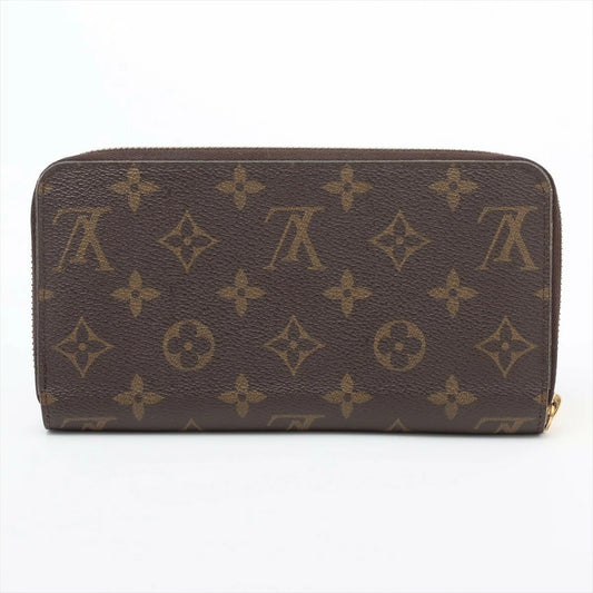 Louis Vuitton Monogram Zippy Wallet M41896 Round Zip Long Wallet Coquelicot