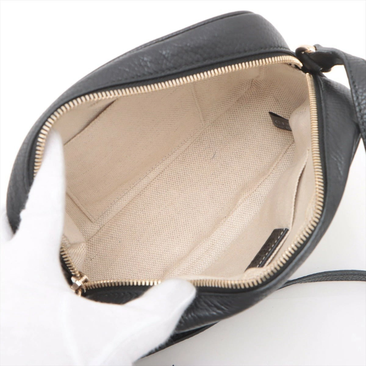 Gucci Soho Shoulder Bag 308364 Crossbody Bag Black