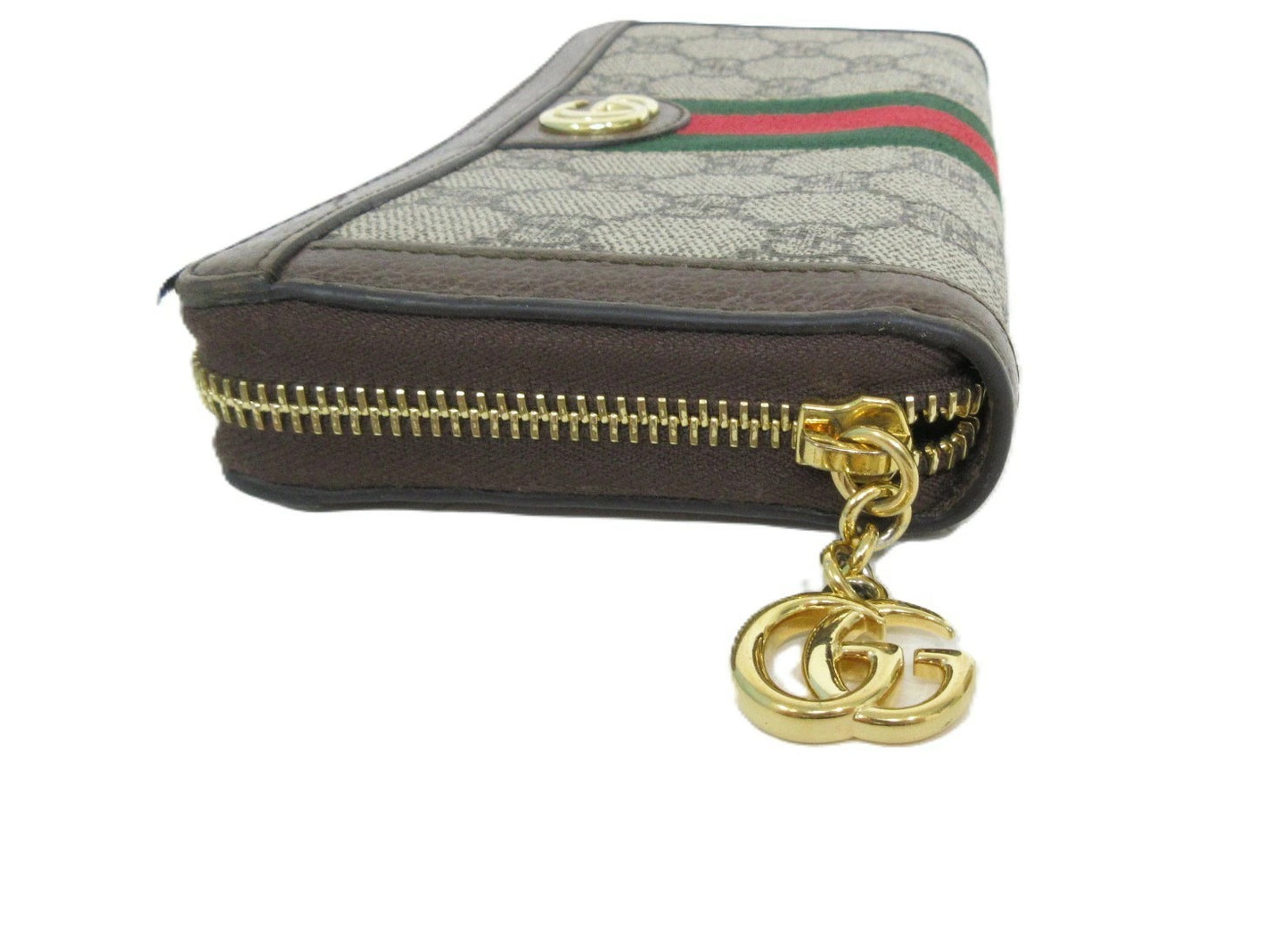 Gucci GG Supreme Ophidia Round Zip Wallet 523154