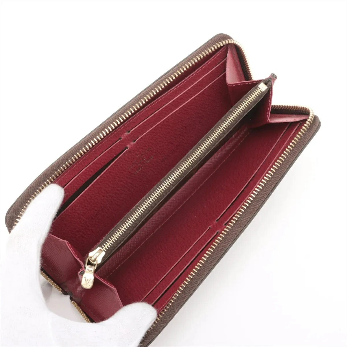 Louis Vuitton Monogram Portefeuille Clemence M60742 Fuchsia