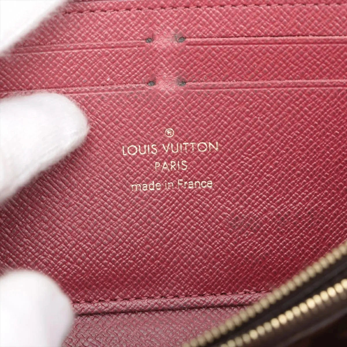 Louis Vuitton Monogram Portefeuille Clemence M60742 Fuchsia