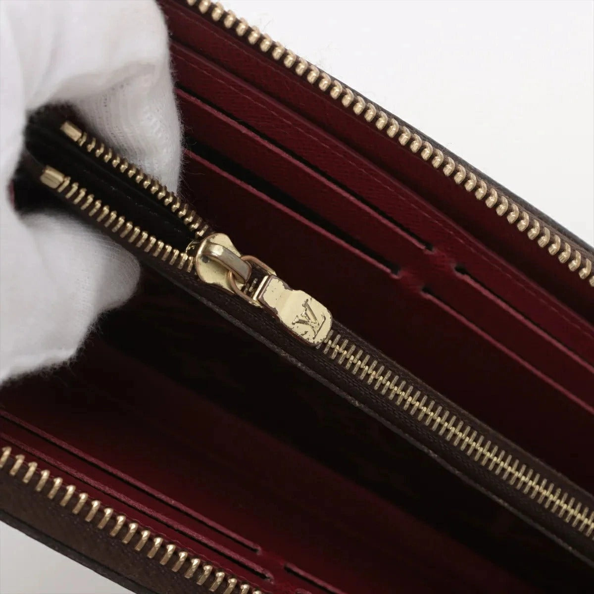 Louis Vuitton Monogram Portefeuille Clemence M60742 Fuchsia