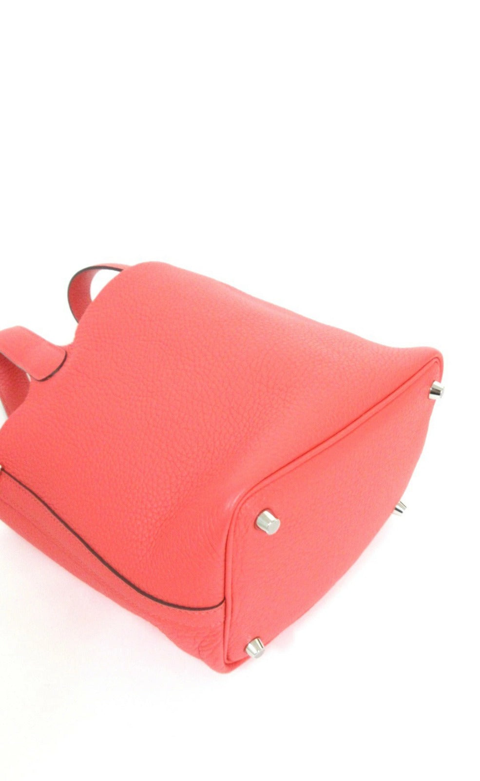 Hermes Picotin Lock PM Rose Jaipur/Silver Hardware Taurillon Clemence Leather A Stamp (2017)