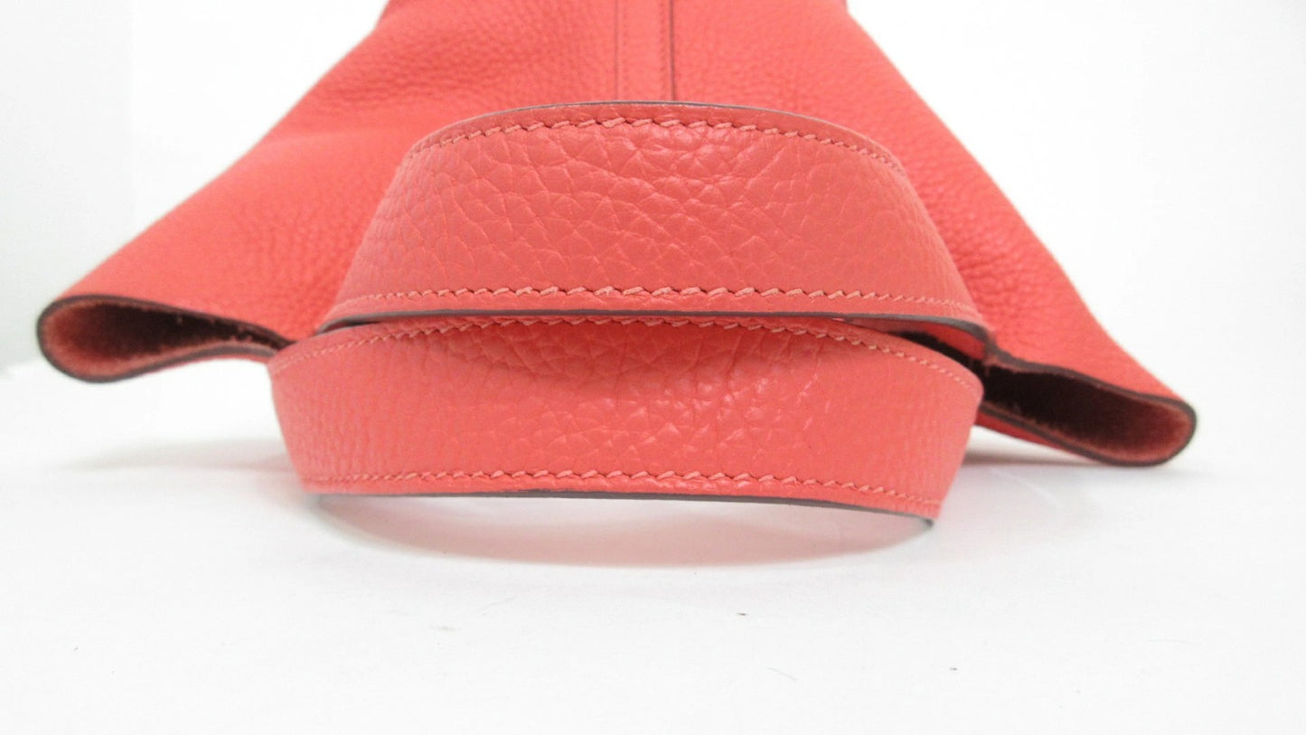 Hermes Picotin Lock PM Rose Jaipur/Silver Hardware Taurillon Clemence Leather A Stamp (2017)