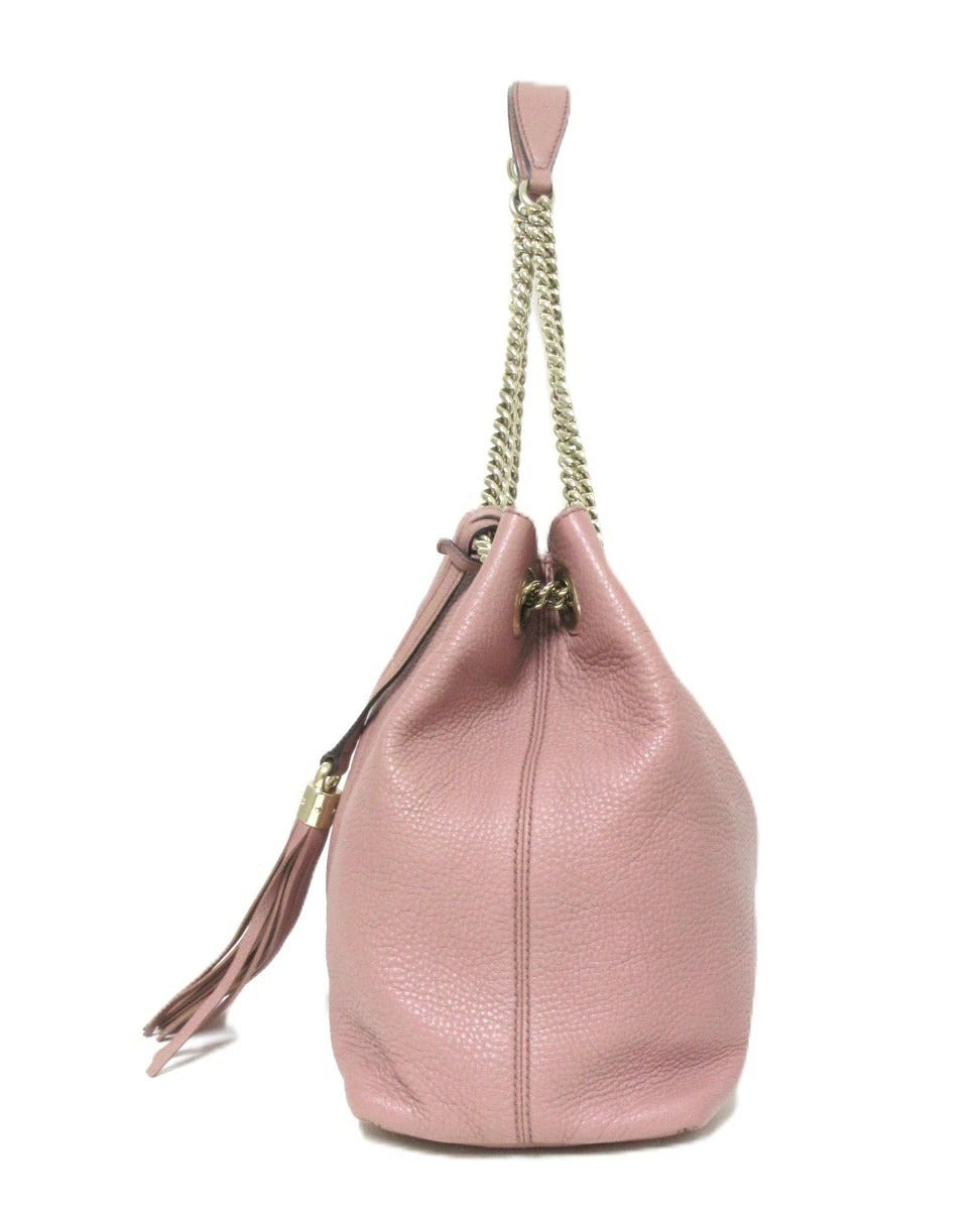 Gucci Soho Leather Chain Tote Bag 308982