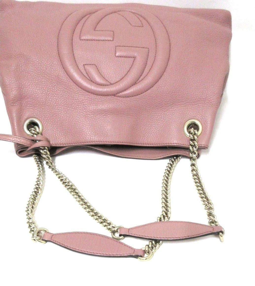 Gucci Soho Leather Chain Tote Bag 308982