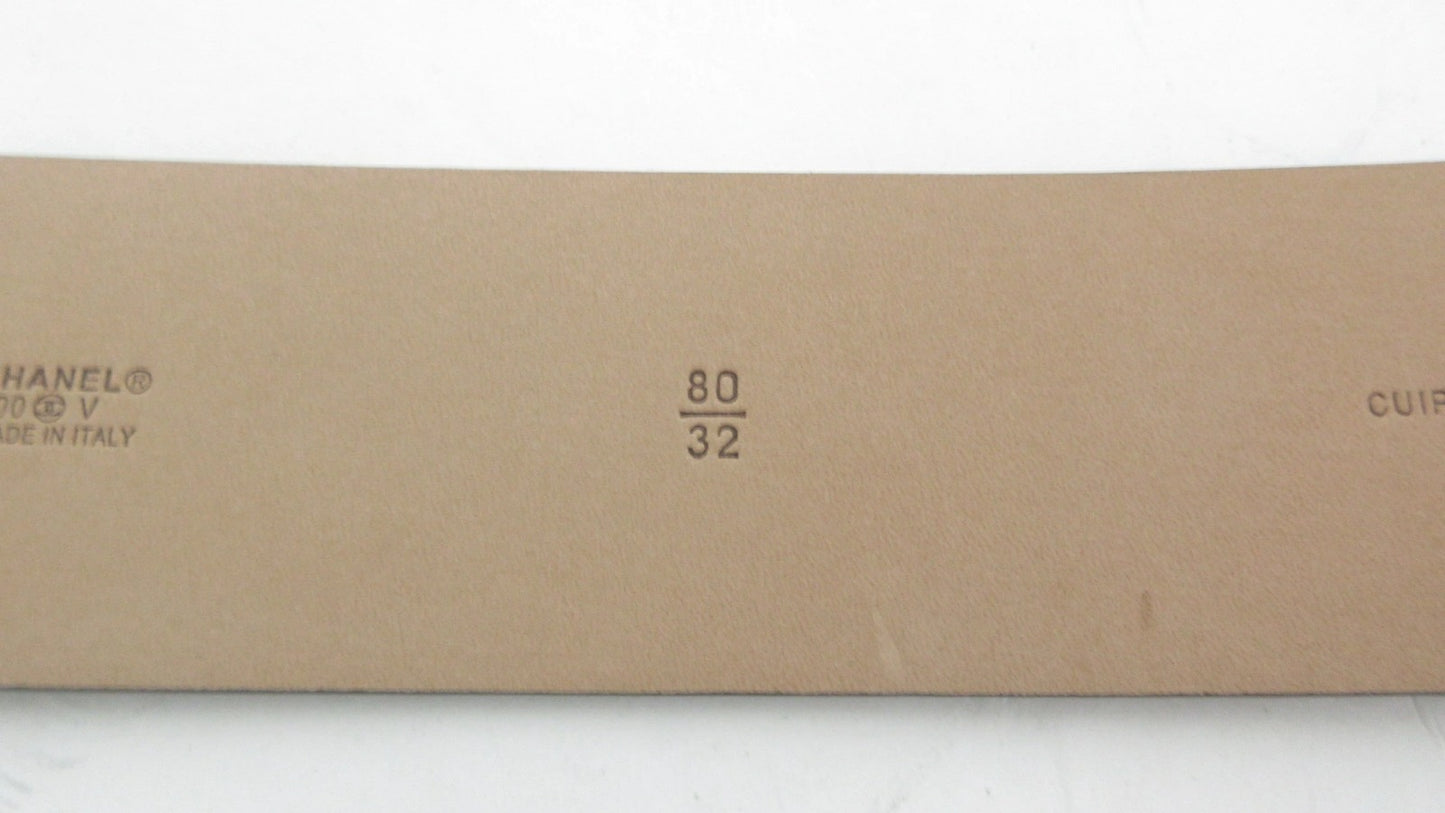 Chanel Coco Mark Belt Size 80/32