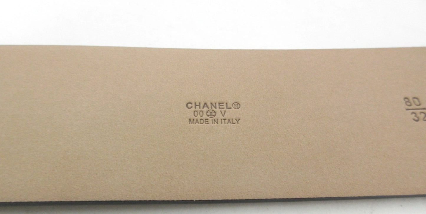 Chanel Coco Mark Belt Size 80/32