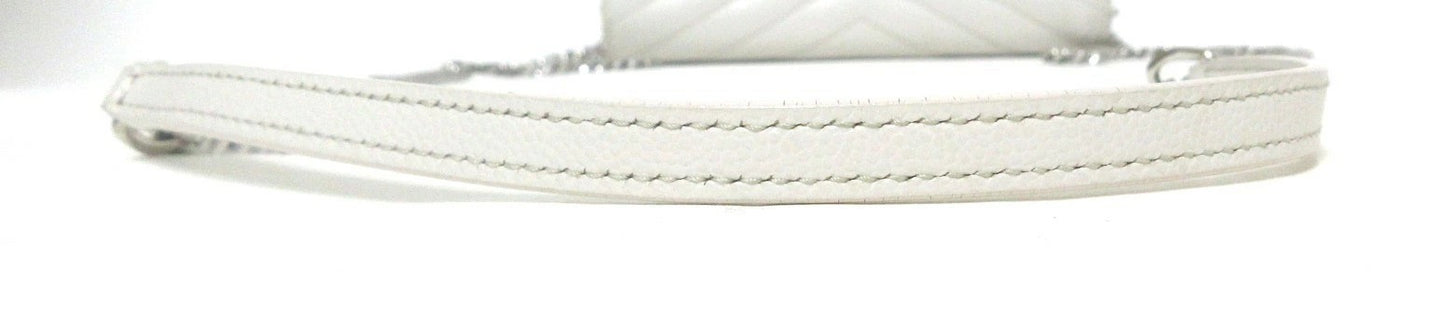 Yves Saint Laurent Paris Cassandra Leather Chain Wallet 393953