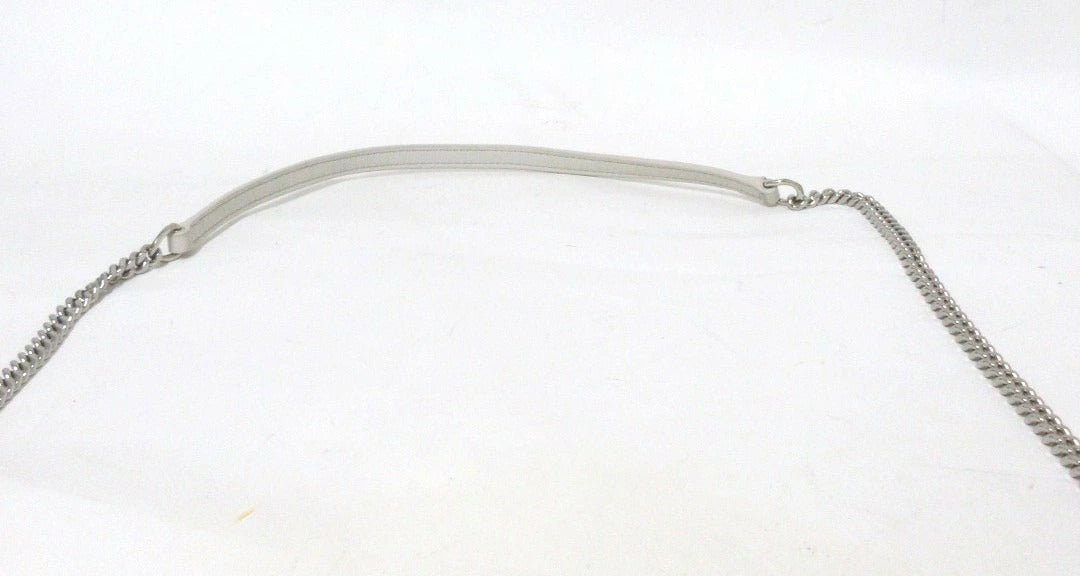 Yves Saint Laurent Paris Cassandra Leather Chain Wallet 393953