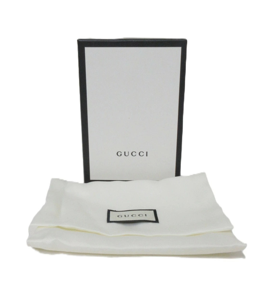Gucci Double G Leather Compact Wallet 466492 Bi-fold Compact