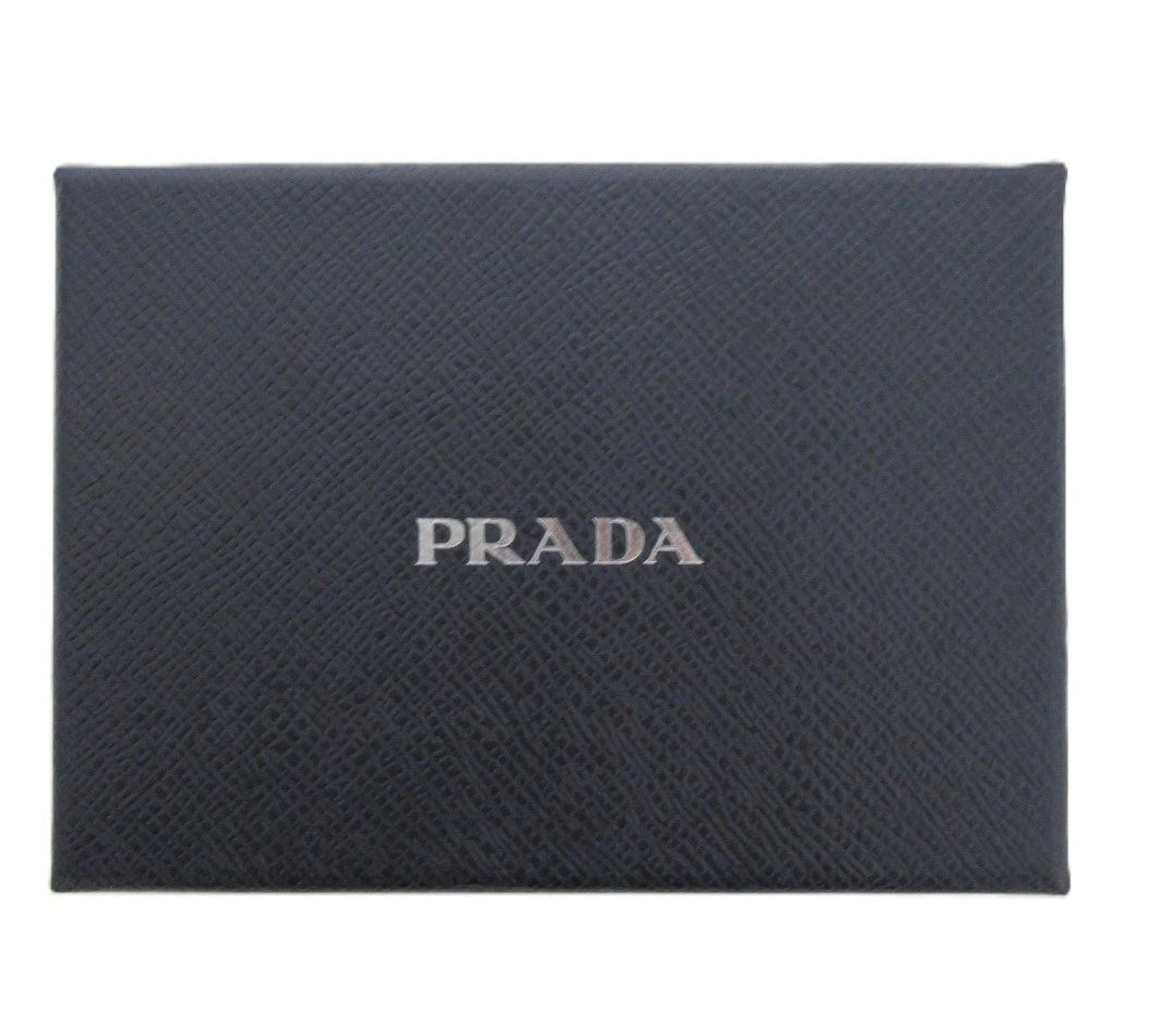 Prada Saffiano Embossed Leather Compact Wallet 1MV021