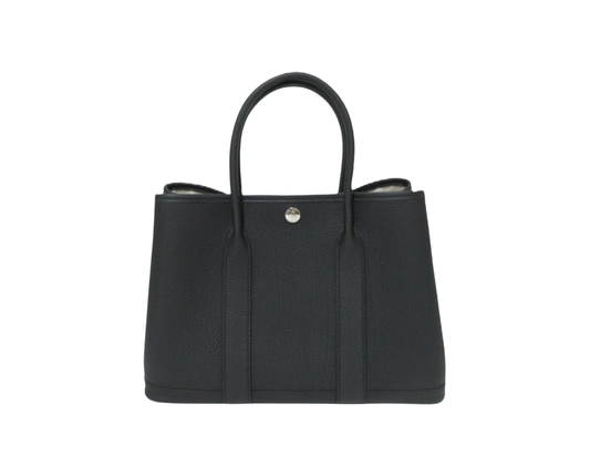 Hèrmes Garden Party TPM Negonda Black Tote Bag with K (2025)